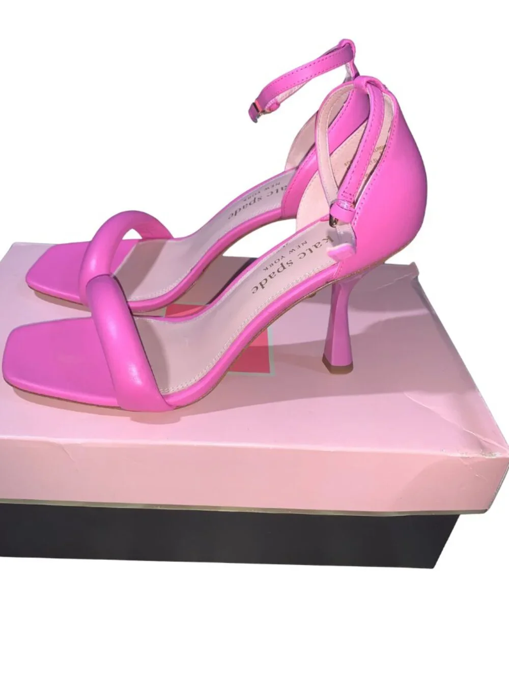 Kate Spade Melrose Sandal Heels in Echinacea Flower - Size 8 - Pre-Loved